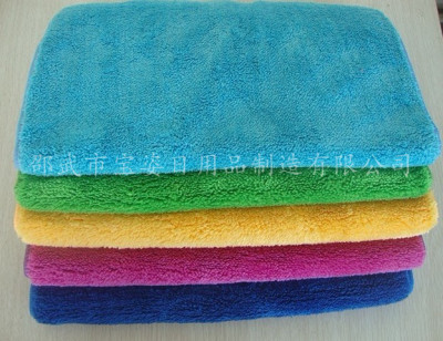 Double coral fleece cloth multi-function washing towel magic rag Korea wipes a dish cloth to wipe a cloth car wash towels Sassafras 3025