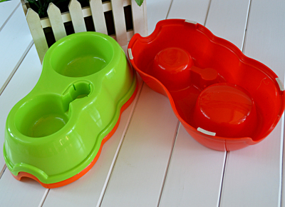 Pet supplies wholesale dual pet Bowl-quality plastic dog bowls dog bowl pet feeder