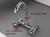 Copper in-wall cold and hot faucet, double handle kitchen basin laundry pool mixing valve