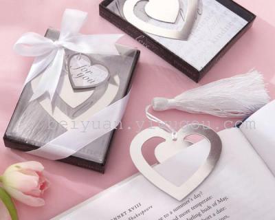 Return gifts wholesale wedding wedding wedding gift bookmark heart bookmark
