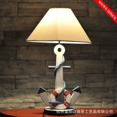 Bedside lamp Mediterranean style desk lamp Living room and bedroom creative lamp MA15031