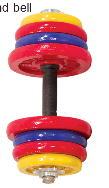 Color Coated Dumbbell 