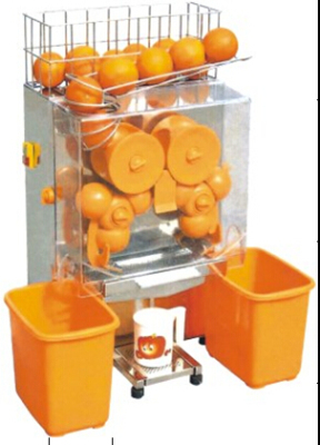 Orange plastic barrels