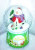 Creative Christmas windmill glass snow snow globe music box gifts 1018A