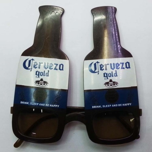 Factory Direct Sales Supply New Dance Fun Glasses Beer Festival Glasses Multi-Color Beer Bottle Glasses