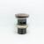 Pop pop bounce red bronze glass pot of water with overflow hole 007
