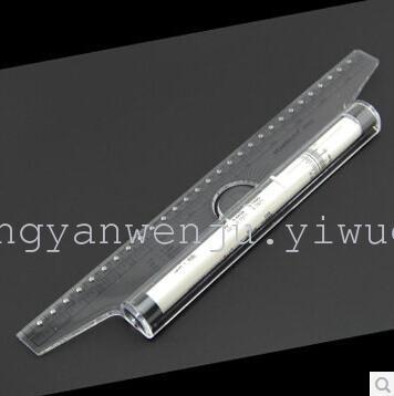 30cm parallel ruler metric clothing with the multi-functional scroll parallel wheel feet
