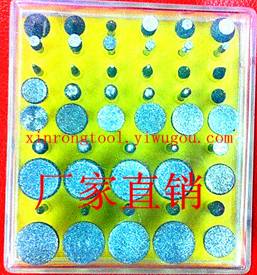 Electroplated diamond grinding head combination 50pc grinding head