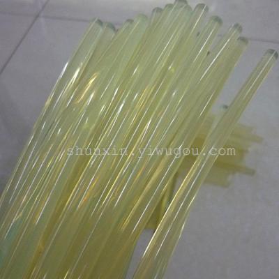 High viscous pale yellow green glue sticks hot melt Adhesive universal 7mm hot melt Adhesive