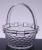 "Trade goods" off-the-shelf color t transparent crystal glass flower basket "our hot pickers"