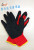 13-Pin Red Gauze Black Latex Wrinkle Gloves Latex Gloves in Stock All Year round