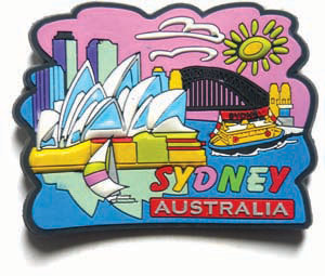 PVC Australia trip Fridge Magnet souvenirs