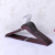 Factory direct red-brown wooden hanger screw Rod hangers anti-slip hangers padded wind resistant hanger hangers