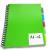 Factory direct high-grade PP spiral notebook three mixed solid surface