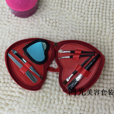 Heart-shaped manicure set nail Clipper Kit promotional gift manicure set