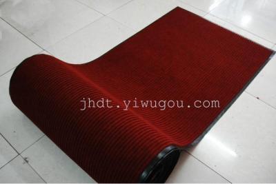 Waterproof Composite PVC double-striped carpet floor mat roll against dirt dust entrance mats carpet can be cut