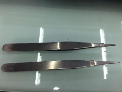 Stainless steel tweezers for medical tweezer bent rounded head and flat head with tweezers dressing forceps