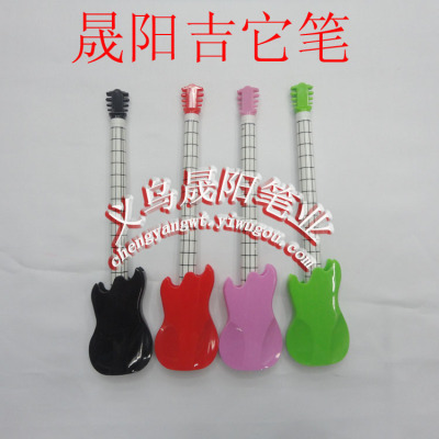 Guitar manufacturers selling innovative and creative stationery ball pens can be printed LOGO online transactions