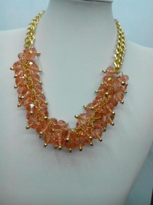 European and American style necklace lv quality necklace popular necklace crystal chain manufacturers wholesale