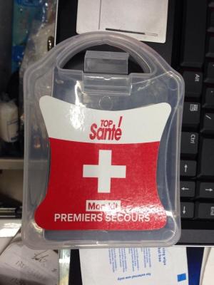 First-aid transparent  red color boxed Colors can be customized