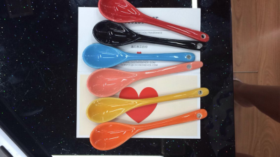 Ceramic color coffee spoon spoons