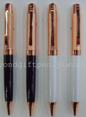 high quality pink gold plated promotional metal ball pen