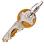 Outdoor products EDC multitool hanging ring key holder key bottle opener