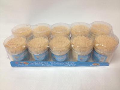 Glass bottles of canned bamboo toothpicks transparent spot wholesale
