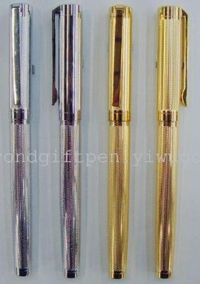 high quality plated engraving promotional metal roller pen