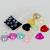 4mm 10000pcs half heart Pearl multi-color selection nail art Pearl