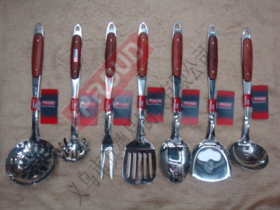 6670 stainless steel utensils, stainless steel spatula spoon, slotted spoon, spoon, and shovels