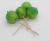 Green apple decoration toothpick party supplies fruit tip cake sign creative fruit tip