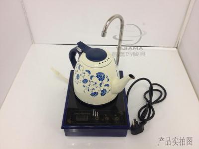 Good leeo blue and white jug Kettle automatic kettle stainless steel pot
