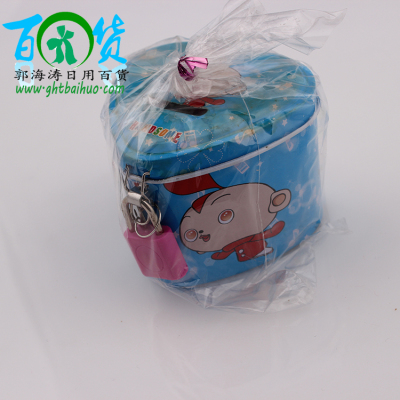  iron money box of factory outlets save piggy tin box of heart-shaped box of two dollars wholesale