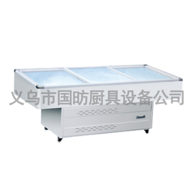 Commercial small slope island cabinet / Deluxe island cabinet / seafood cabinet /  display cabinet