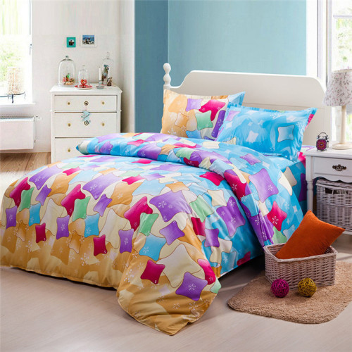 yiwu snow pigeon home textile tencel aloe cotton 4-piece set super soft velvet thermal kit colorfast