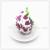 Purple peach muffin cup machine cupcake cup high temperature resistant paper cup for oven