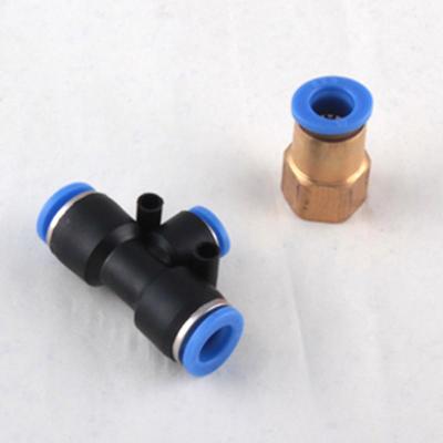 Quick connector manufacturers of plastic fittings quick couplings high quality straight PU pipe fittings