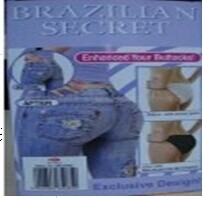 TV Ms Brazilian Secret padding hip panty ass body underwear