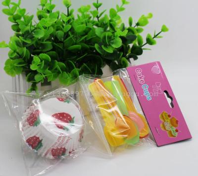 Cup cake paper cup  mechanism cup cake tray swizzle stick fruit fork