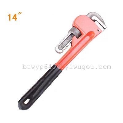 14 inch American Heavy Duty Pipe Wrench Dipped Handle