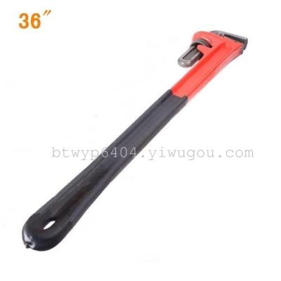 36 inch American Heavy Duty Pipe Wrench Dipped Handle