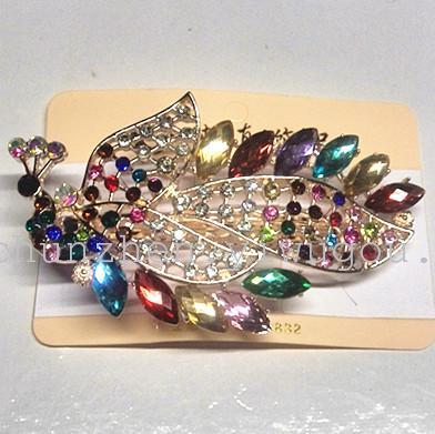 Korea fashion jewellery fashion hair clip hairpin rhinestone Peacock Phoenix, medium clip hair ACC