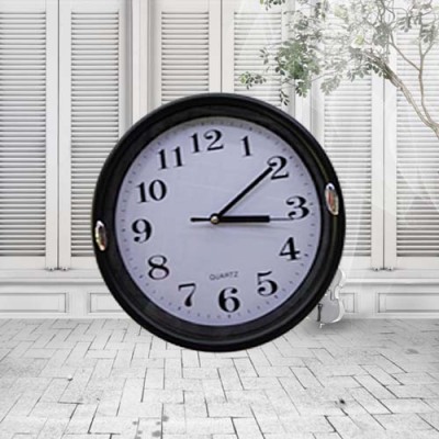 Round Simple Wall Clock Factory Direct Sales Medium Size Mute with Pressure Angle Wall Clock