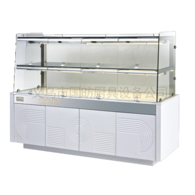 Two layers of Wood Bread display cabinet / commercial bread display cabinet / Showcase / Pastry cabinet