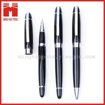 Advanced signature pen gel ink pen black metal roller pen anniversary special gift pen
