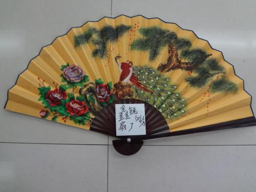 Factory Direct Sales. Home Decoration Suspending Fan Silk Cloth Folding Fan Chinese Characteristics Gift Fan Sales Network All over the Country