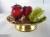 Stainless steel fruit bowl luxury single layer stainless steel fruit bowl gold-plated bowls Buddhist Gong Pan Gong Pan