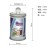 Glass storage jar 720ml food jar tea jar candy jar snack jar with lid sealed transparent