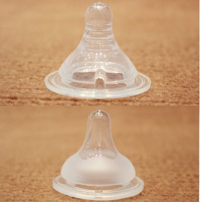 Wide Caliber Pacifier Food Grade Liquid Silicone Material Frosted Nipple OEM Nipple Wholesale